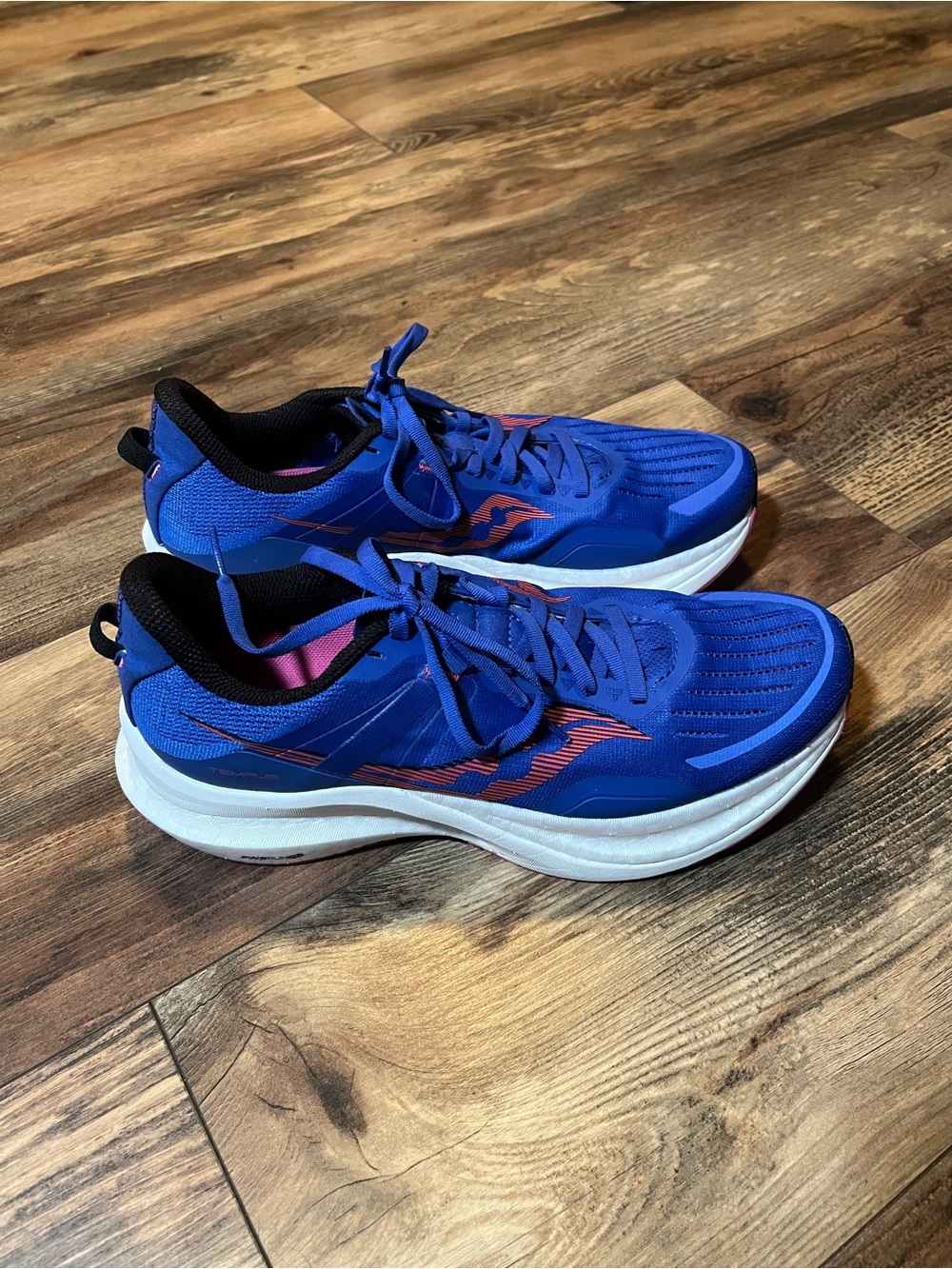Saucony Tempus Women’s 10 Blue Raz Zest Running Shoes S10720-125 PWRRUN